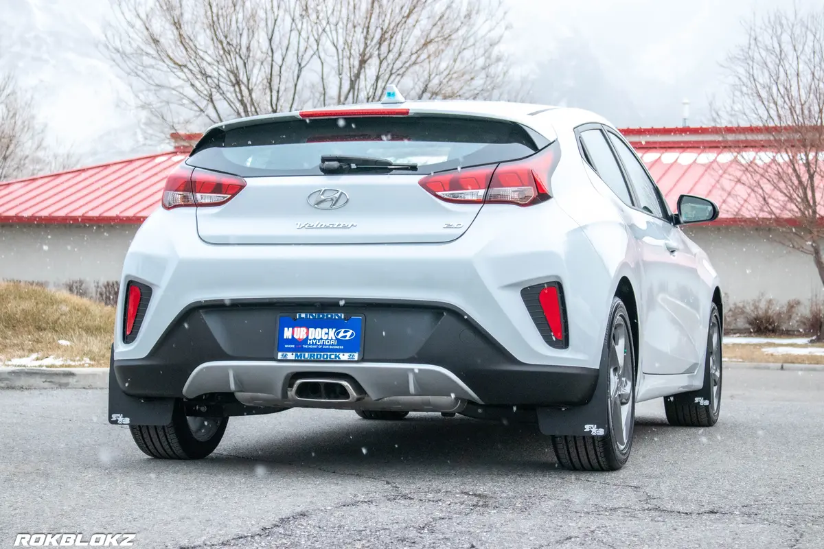 Hyundai Veloster (2Nd Gen) 2019-2022 Rally Mud Flaps 15