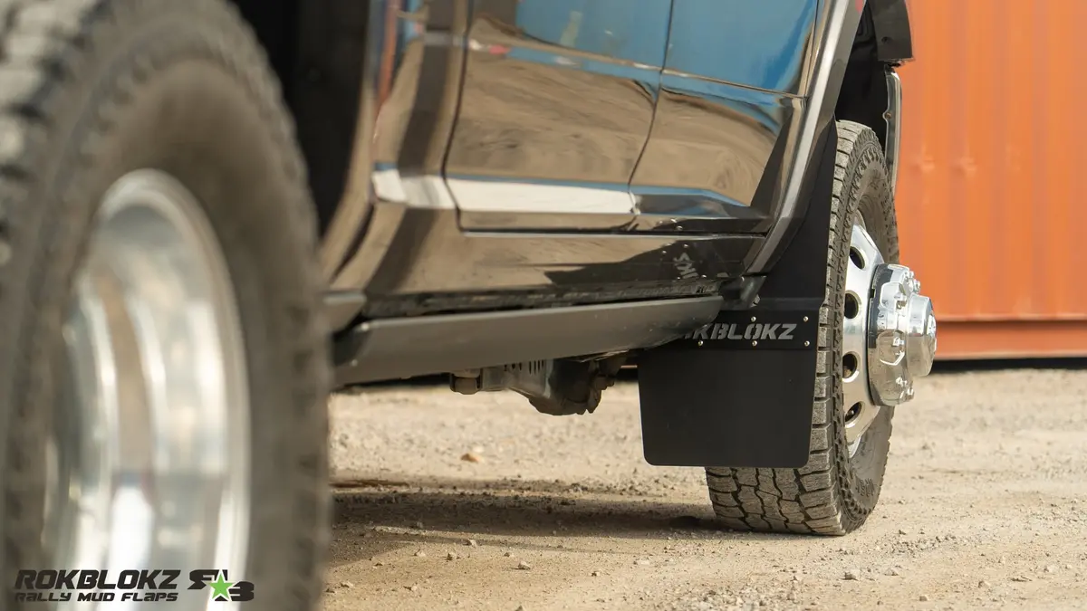 Ram 3500 Dually (5Th Gen) 2019+ Step Back Mud Flaps 7