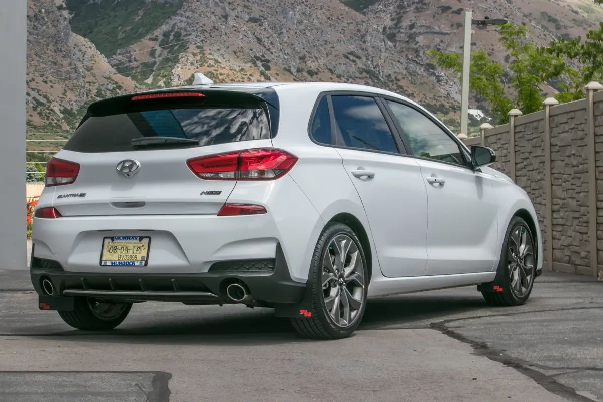 Hyundai Elantra Gt N-Line Hatchback 2019-2020 Rally Mud Flaps 1