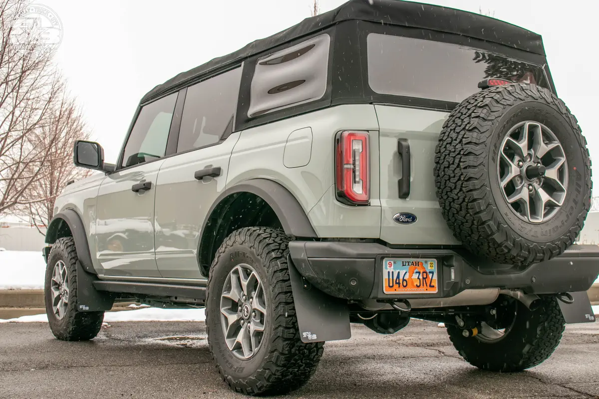 Ford Bronco Mud Flaps 2021+ - Quick Release - Original Size 1