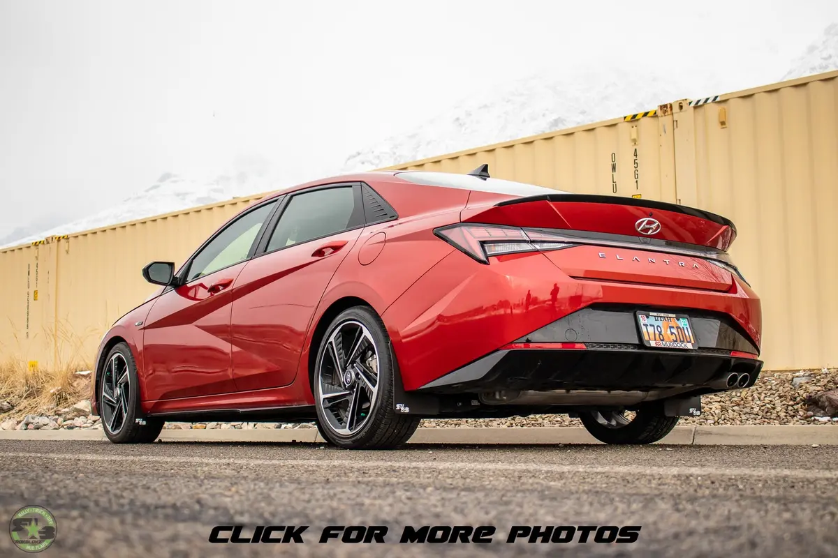 Hyundai Elantra N & N-Line Sedan 2021-2023 Mud Flaps 1