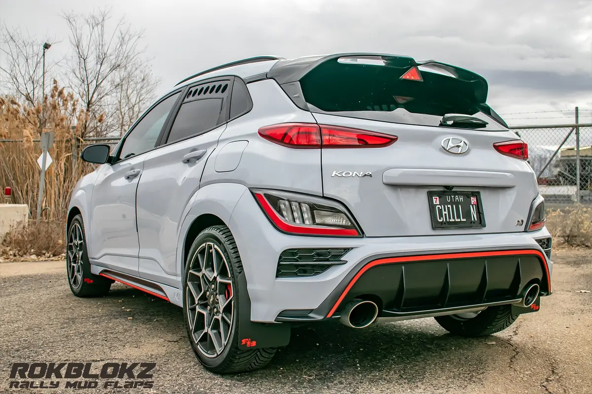 Hyundai Kona 2018-2023 Rally Mud Flaps 9