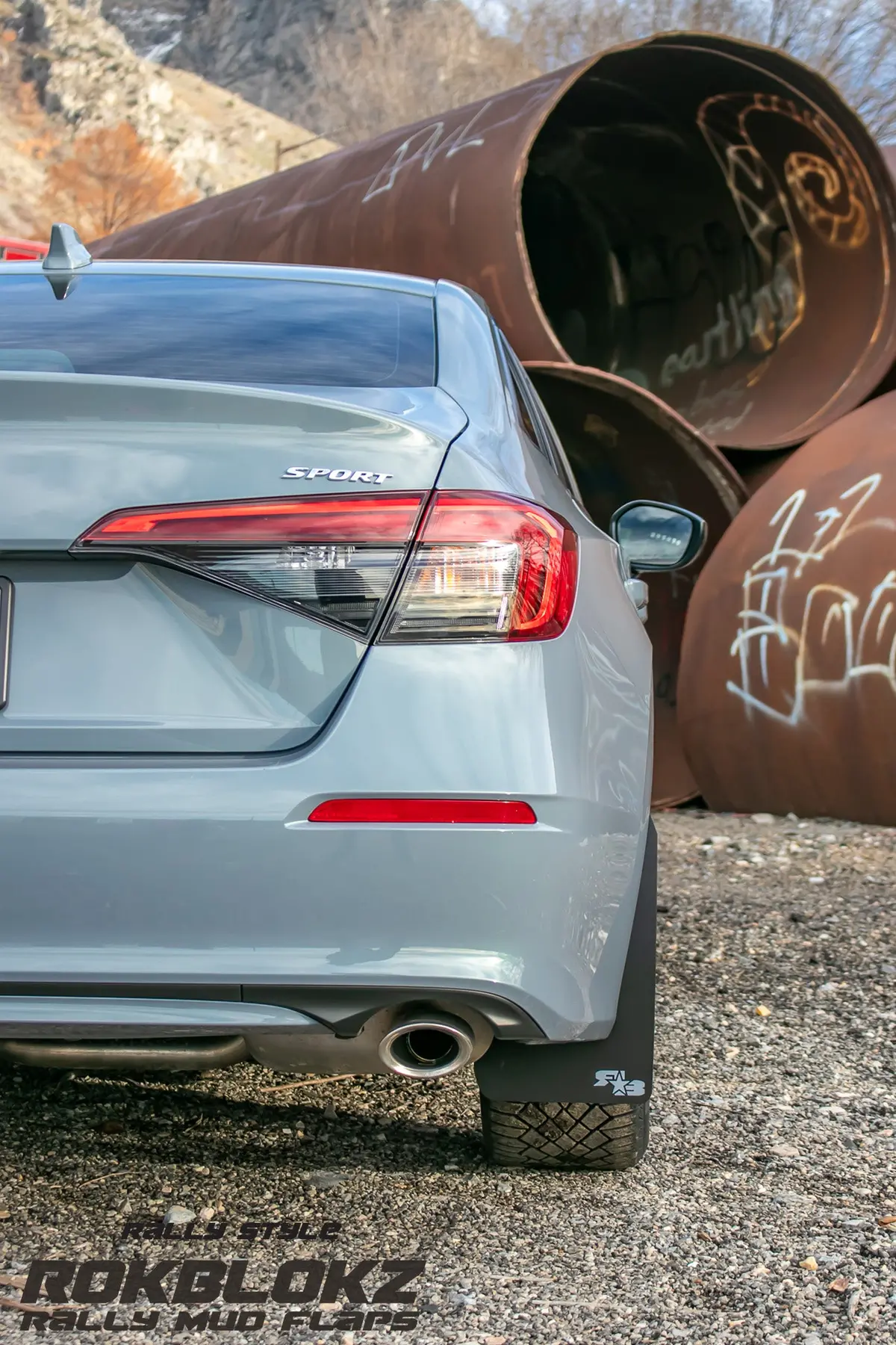 Honda Civic Sedan 2022+ Rally Mud Flaps 5