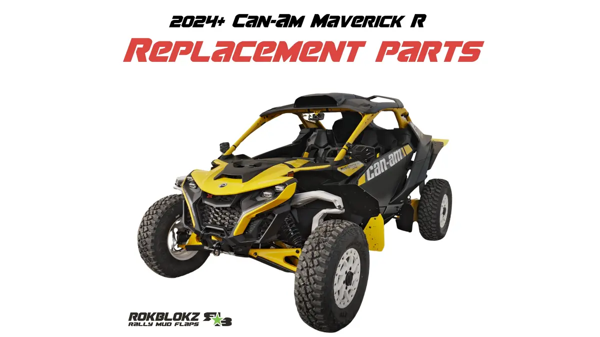 Maverick R Replacement Accents & Trailing Arm Flaps 1
