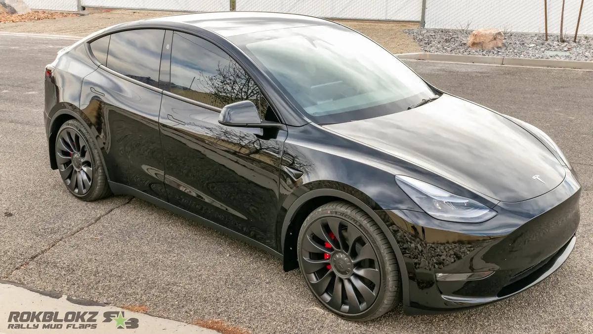 Tesla Model Y 2020-2024 Rally Mud Flaps 5