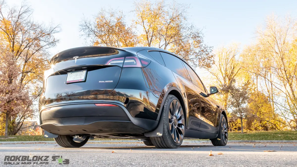 Tesla Model Y 2020-2024 Rally Mud Flaps 3