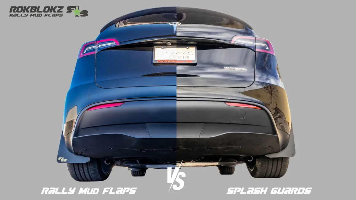 Tesla Model Y 2020-2024 Rally Mud Flaps 6