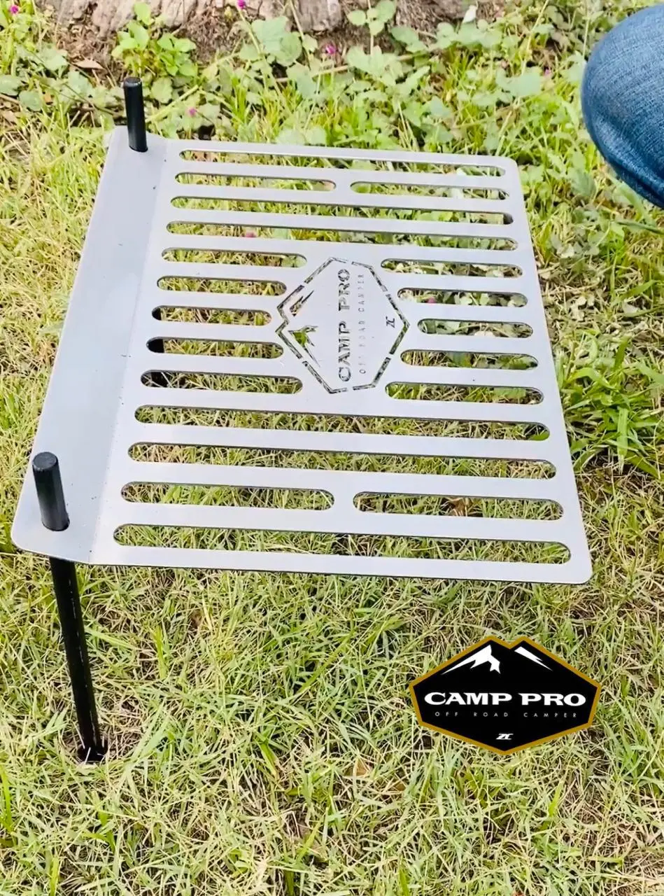 Asador De Mochila De Altura Variable De Acero Inoxidable 1