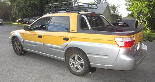 Subaru Baja 2003-2006 Rally Mud Flaps 1