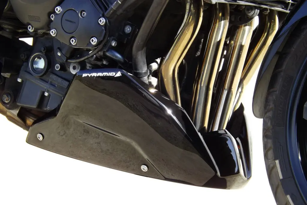 Yamaha Fz1 2006 - 2014 Grp Belly Pan Spoiler Gloss Black Finish Pyramid 1