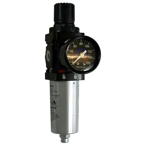 Piggyback Filter/Regulator With Gauge 1/4" (P-39124-624) 1