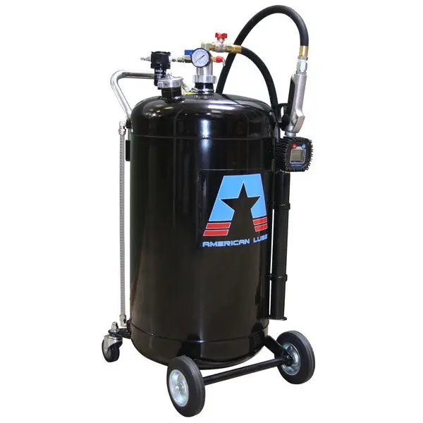 Tim-390-A1 24 Gallon "Pumpless" Pressurized Oil Dispenser - Portable Kit 1