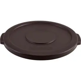 Global Industrial™ Plastic Trash Can Lid, 10 Gallon, Brown 1