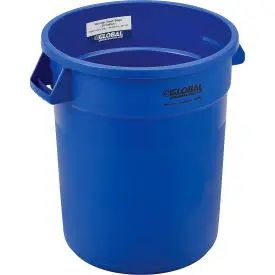 Global Industrial™ Plastic Trash Can - 20 Gallon Blue 1