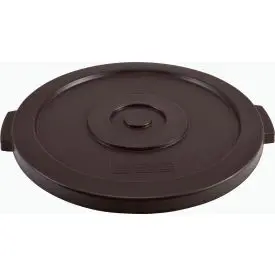 Global Industrial™ Plastic Trash Can Lid, 20 Gallon, Brown 1