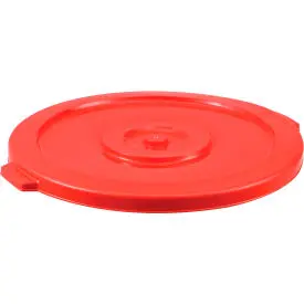 Global Industrial™ Plastic Trash Can Lid - 32 Gallon Red 1