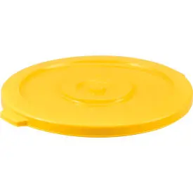 Global Industrial™ Plastic Trash Can Lid - 32 Gallon Yellow 1