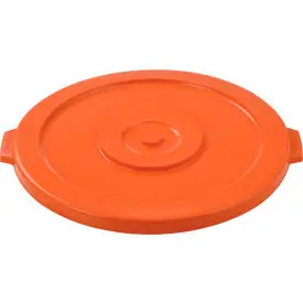 Global Industrial™ Plastic Trash Can Lid - 44 Gallon Bright Orange 1