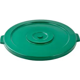 Global Industrial™ Plastic Trash Can Lid - 44 Gallon Green 1