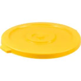 Global Industrial™ Plastic Trash Can Lid - 44 Gallon Yellow 1