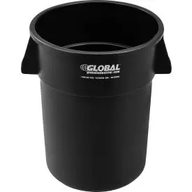 Global Industrial™ Plastic Trash Can - 55 Gallon Black 1
