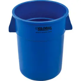 Global Industrial™ Plastic Trash Can - 55 Gallon Blue 1