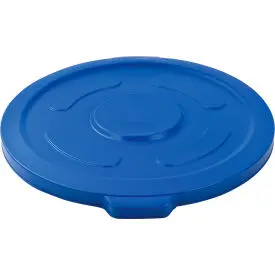 Global Industrial™ Plastic Trash Can Lid - 55 Gallon Blue 1