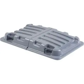 Global Industrial™ Gray Lid For Blue Recycling 1/2 Cubic Yard Tilt Truck 1