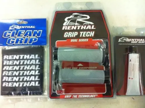 Renthal Thick Road Race Dual Compound Grips,Glue & Covers (32Mm Dia) G176/G190/101 1