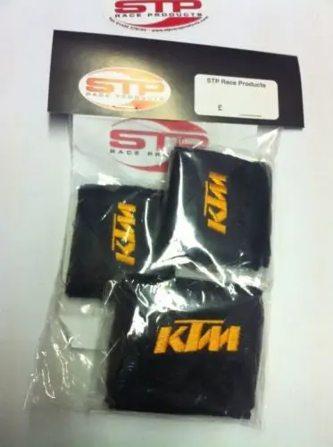 Ktm Rc8/R Motorcycle 1 X Clutch & 2 X Brake Reservoir Shrouds Socks Cover 2