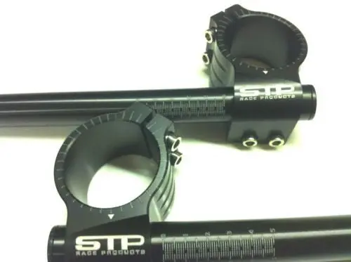 52Mm Stp Tek2 Calibrated Road Race Black Anodised Clip-Ons Handlebars Mbb 1