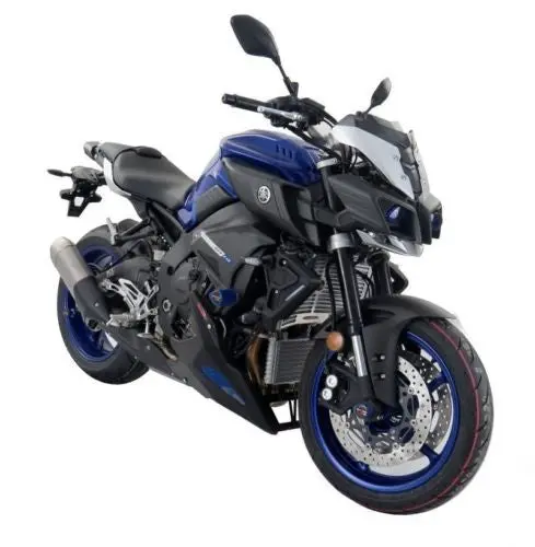 Yamaha Mt-10 & Fz-10 2016-25  Belly Pan Gloss Black With Blue Mesh By Powerbronze Rrp £172 1