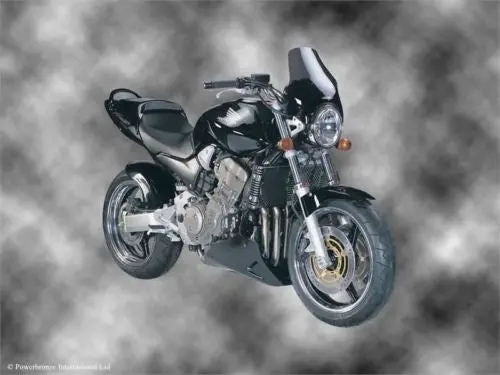 Honda Cb900 Hornet  01-08 Abs Belly Pan Gloss Black Finish By Powerbronze. 1