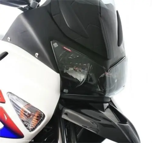 Fits Honda Xl1000 Varadero  2005-2013 Beak  Gloss Black & Silver Mesh By Powerbronze 1
