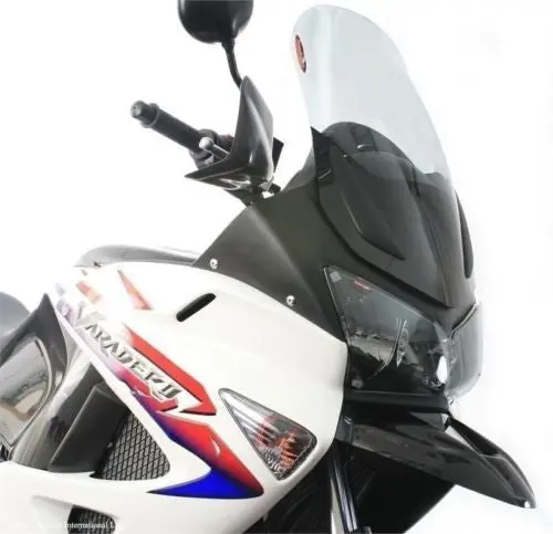 Fits Honda Xl1000 Varadero 2005-2013 Beak Matt Black/Silver Mesh By Powerbronze 2