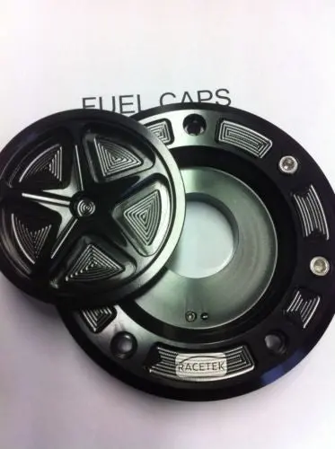 Kawasaki Zx750  03-2006  Racetek  Lightweight Keyless 5 Star Petrol Cap (7 Hole) 1