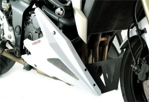 Suzuki Gsx-S750 15-2016 Belly Pan Gloss Black & Silver Mesh By Powerbronze 1