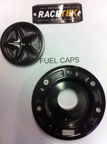 Kawasaki Zx6/6R, 2000-2006, Racetek, Lightweight Keyless 5 Star Petrol Cap.7Hole 1
