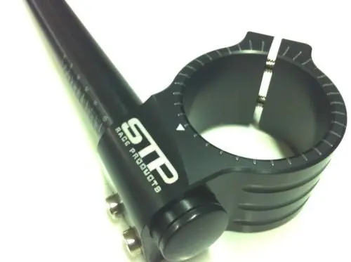 Yamaha 50Mm Stp Tek2 Calibrated Road Race Black Anodised Clip-Ons Handlebars Bsb 1