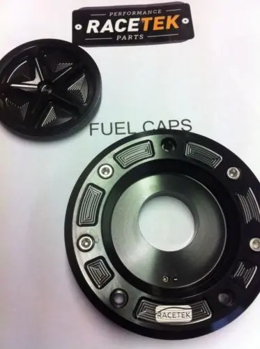 Kawasaki Zx9, 2000-2003, Racetek, Lightweight Keyless 5 Star Petrol Cap.(7 Hole) 1