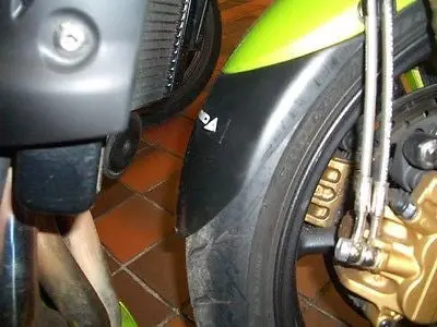 Triumph Street Triple 675   08-2011  Abs Mudguard Fenda Extender 1