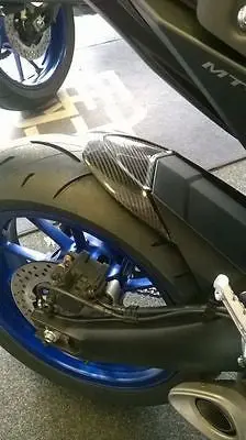Yamaha Mt-09 Fj-09 & Tracer 13-2016 Carbon Hugger Fender Extension Stick Fit 1