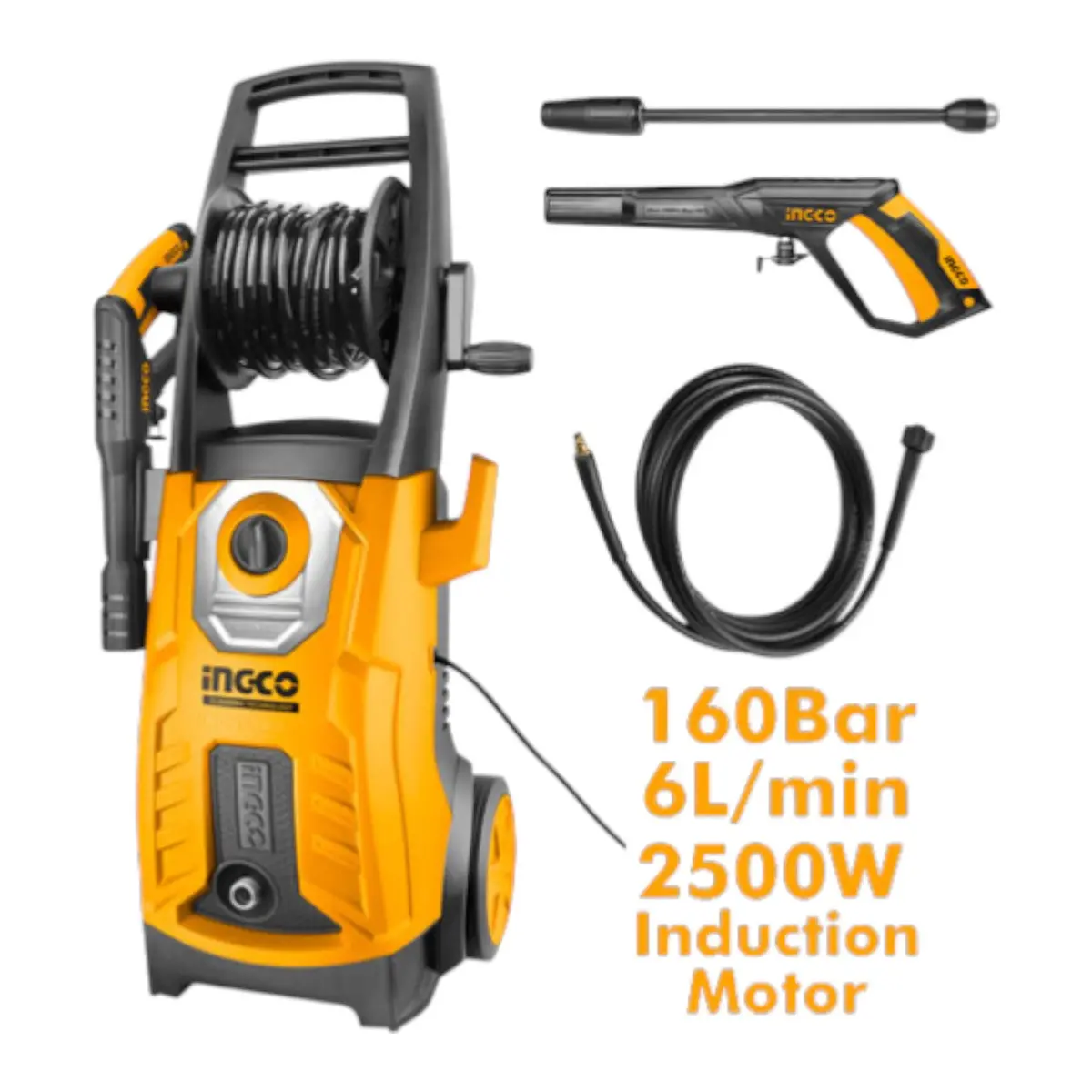 Ingco High Pressure Washer 2500W / 160Bar 1