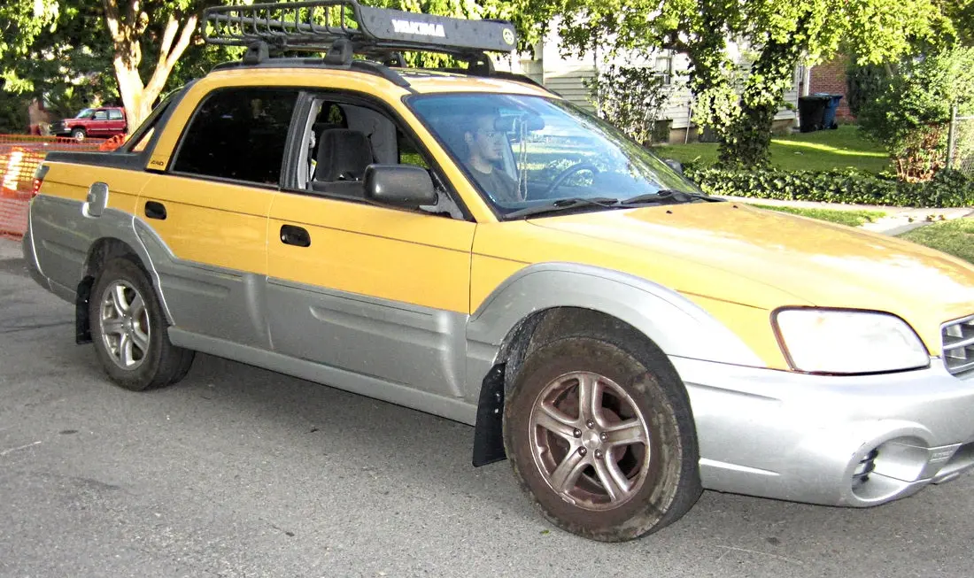 Subaru Baja 2003-2006 Rally Mud Flaps 3