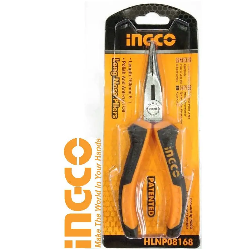Ingco Long Nose Pliers 6 Inch/ 160Mm 1