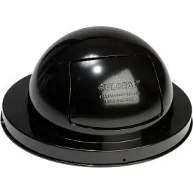 Global Industrial™ Steel Dome Lid For 36 Gallon Trash Can, Black 1
