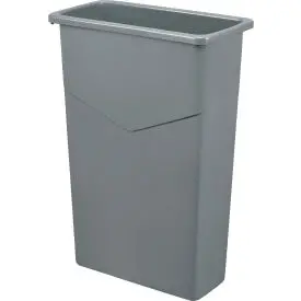 Global Industrial™ Slim Trash Can, 23 Gallon, Gray 1