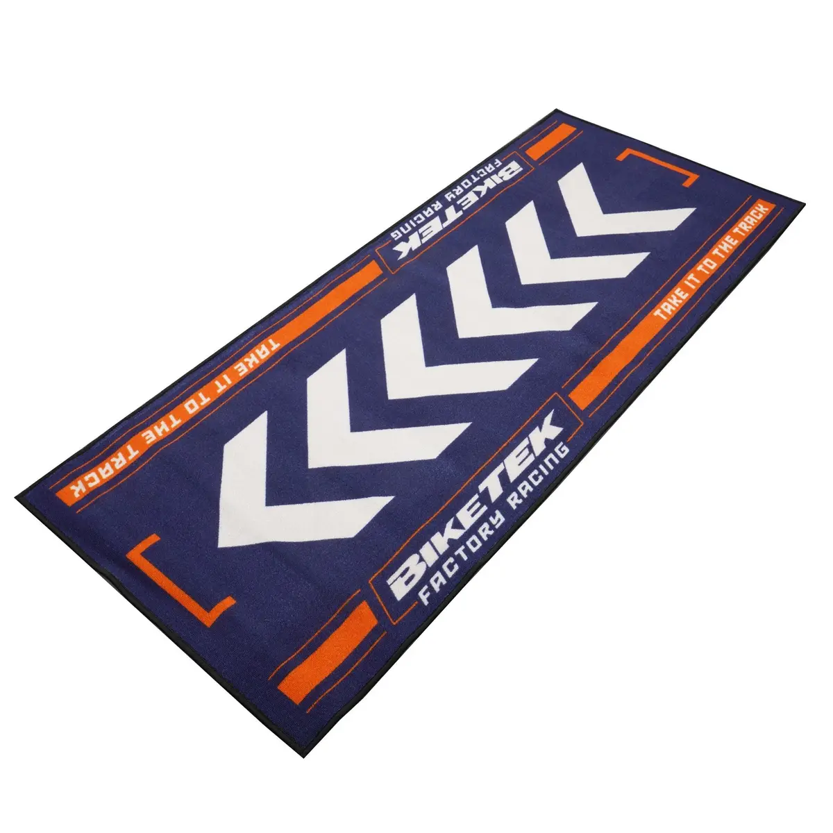 Biketek 'Series 7' Garage Mat -Orange ' 190X80cm 1