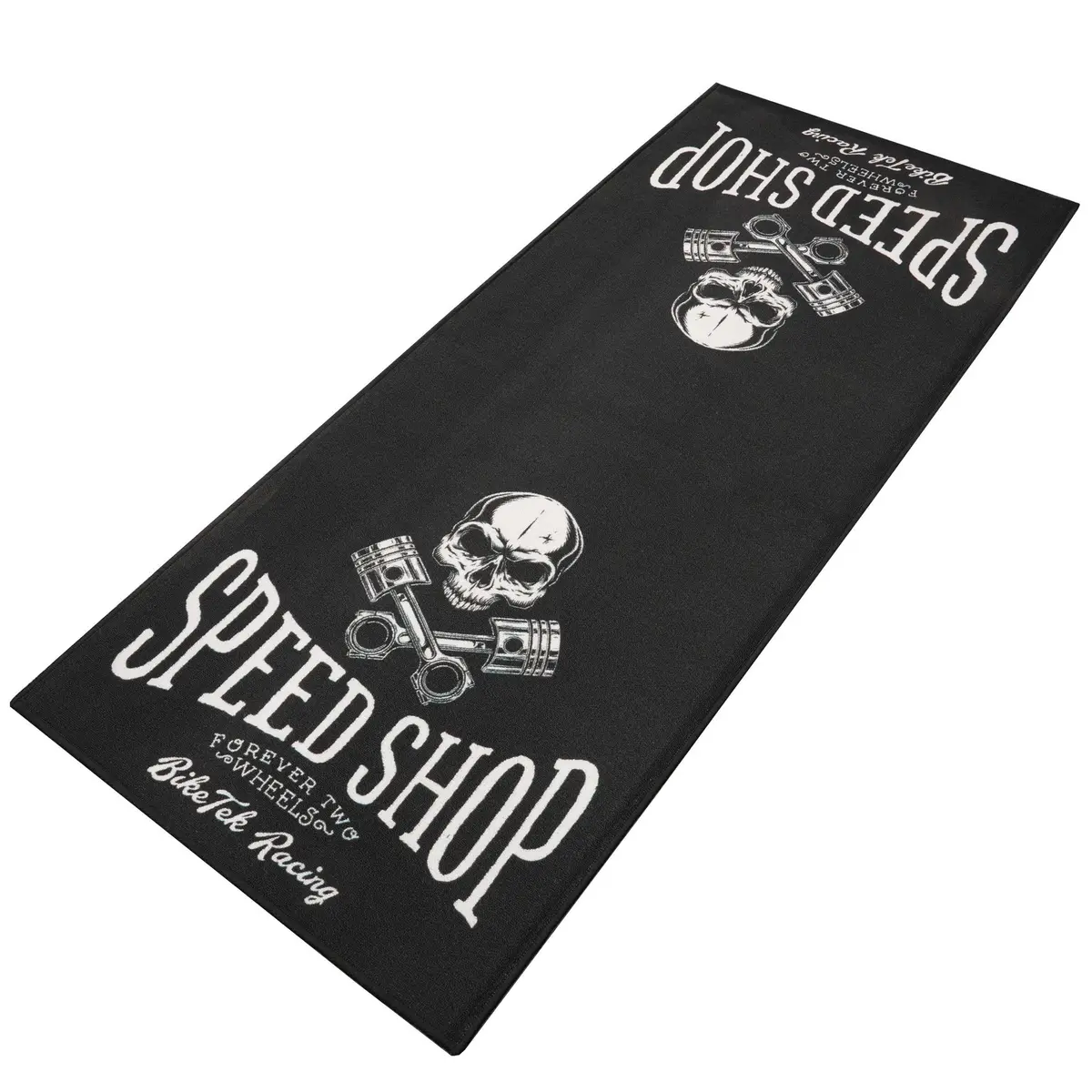Biketek 'Series 7' Garage Mat - 'Speed Shop' 190 X 80Cm 1