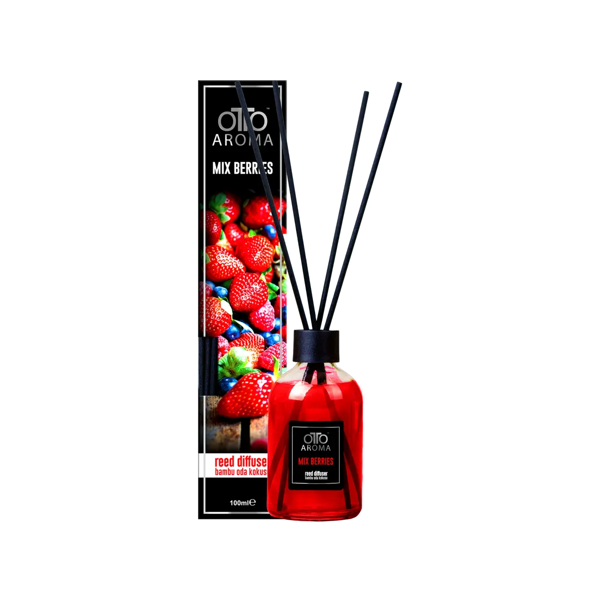Otto Aroma Reed Diffuser With Sticks 100Ml (Mixed Berries) 1